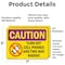 Signmission Radiation & Laser Sign, 5 in H x 7 in W, Vinyl Decal, Rectangle OS-2PACK-CR-D-57-L-10193 - alternate 6